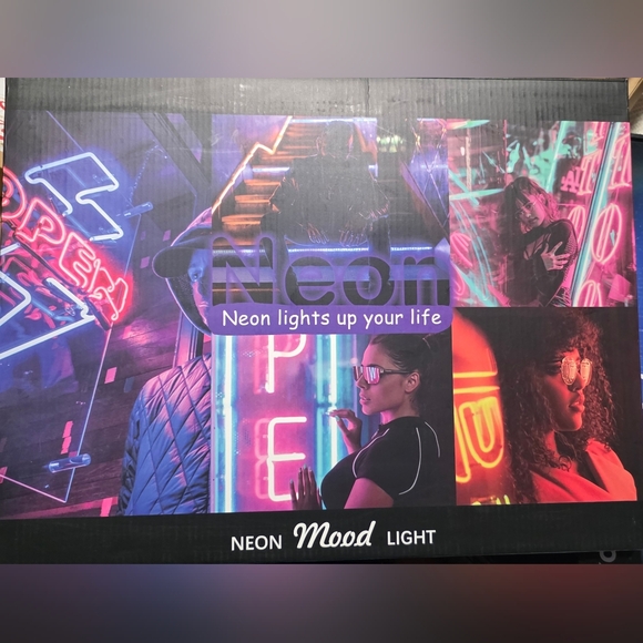 Halloween Neon Sign, Cross Tomb Neon Lights, Halloween Ghosts Led Signs for Wall - Picture 5 of 6